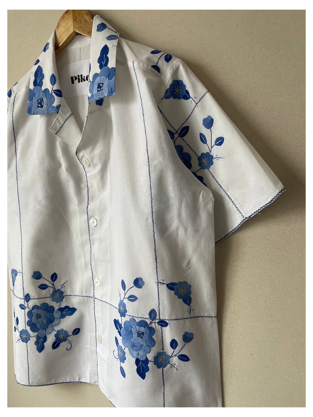 Blue Appliqué
