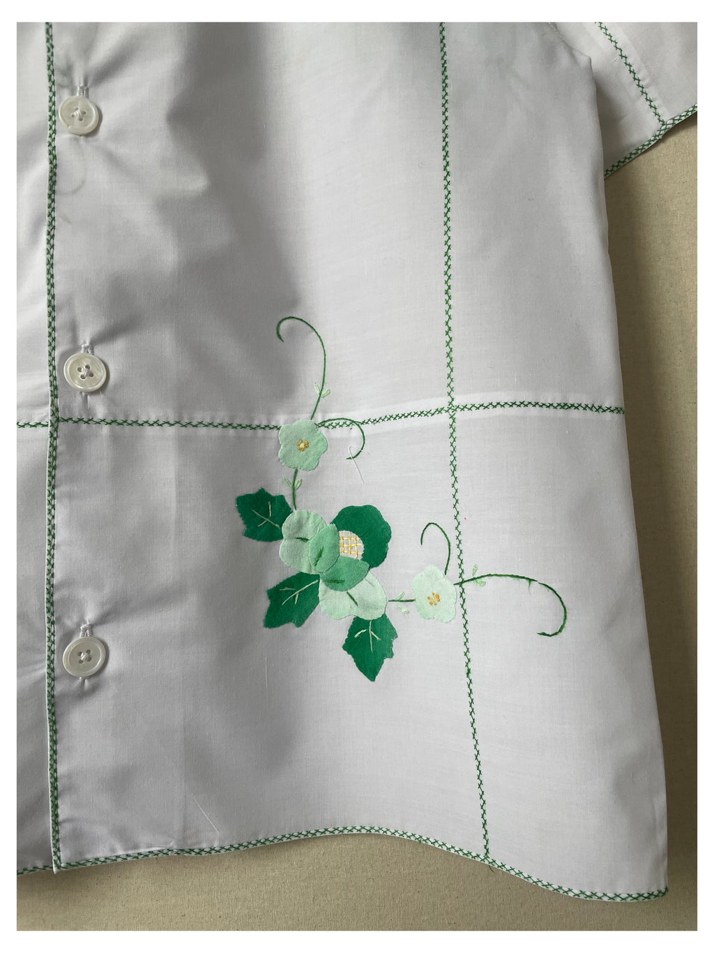 Green Appliqué