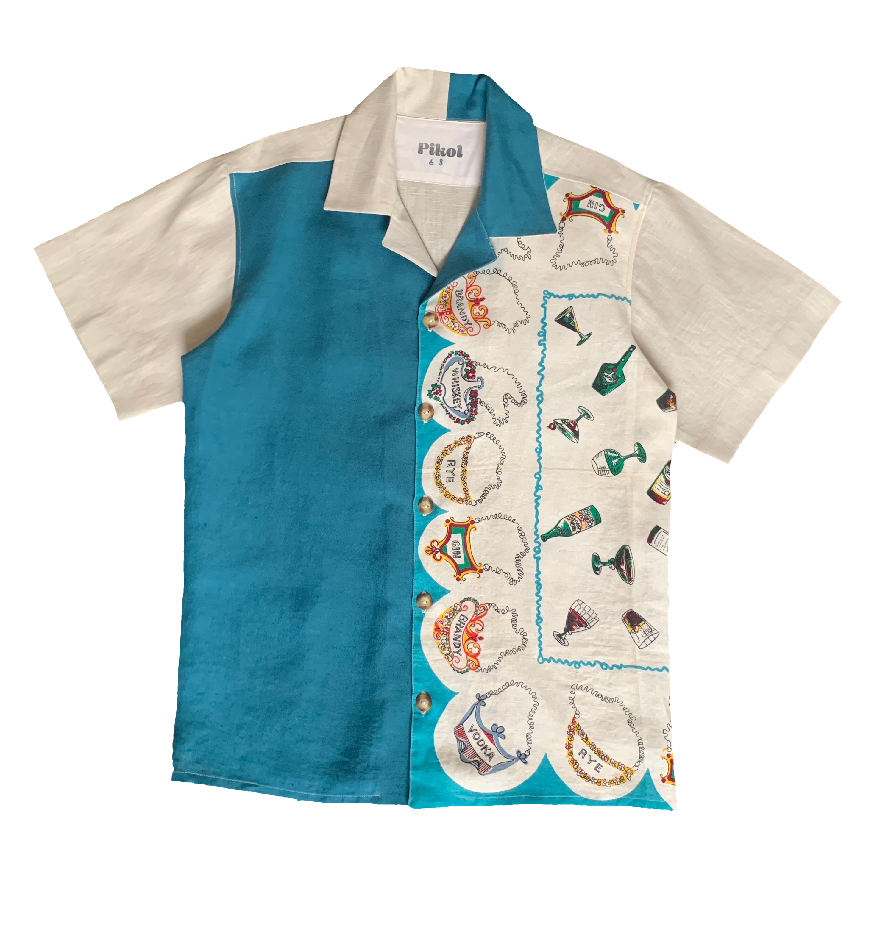 68. The Blue Cocktail Shirt