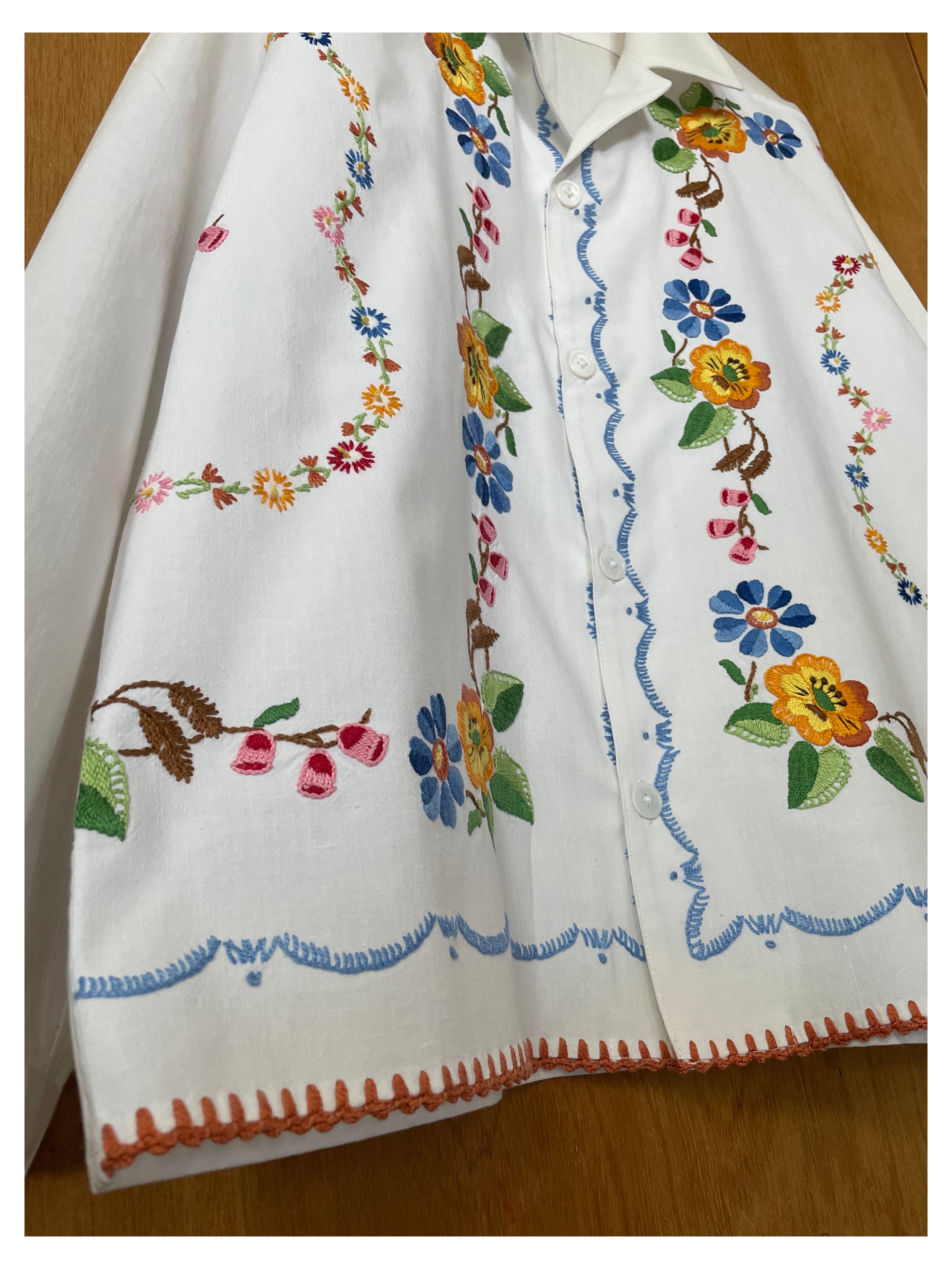 Floral Work Shirt