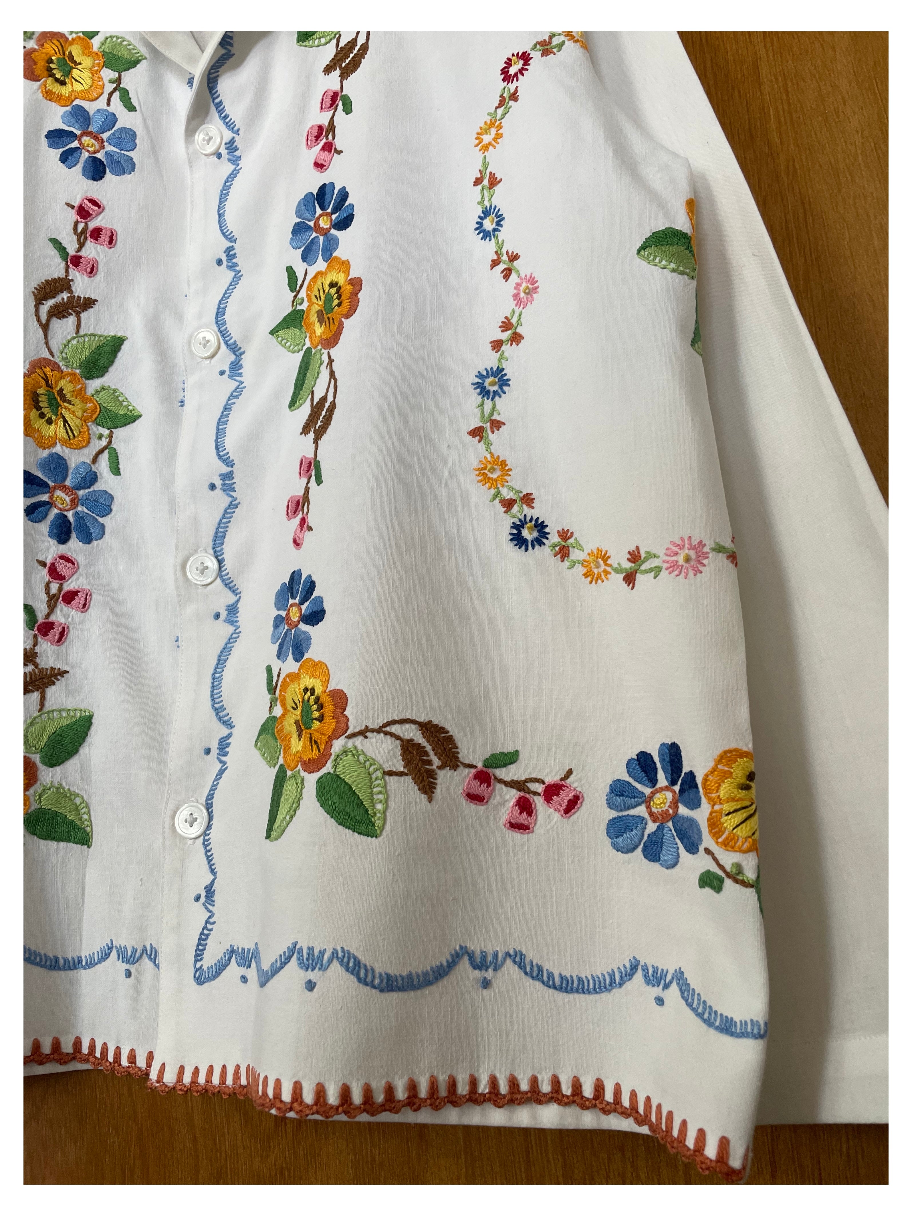 Floral Work Shirt