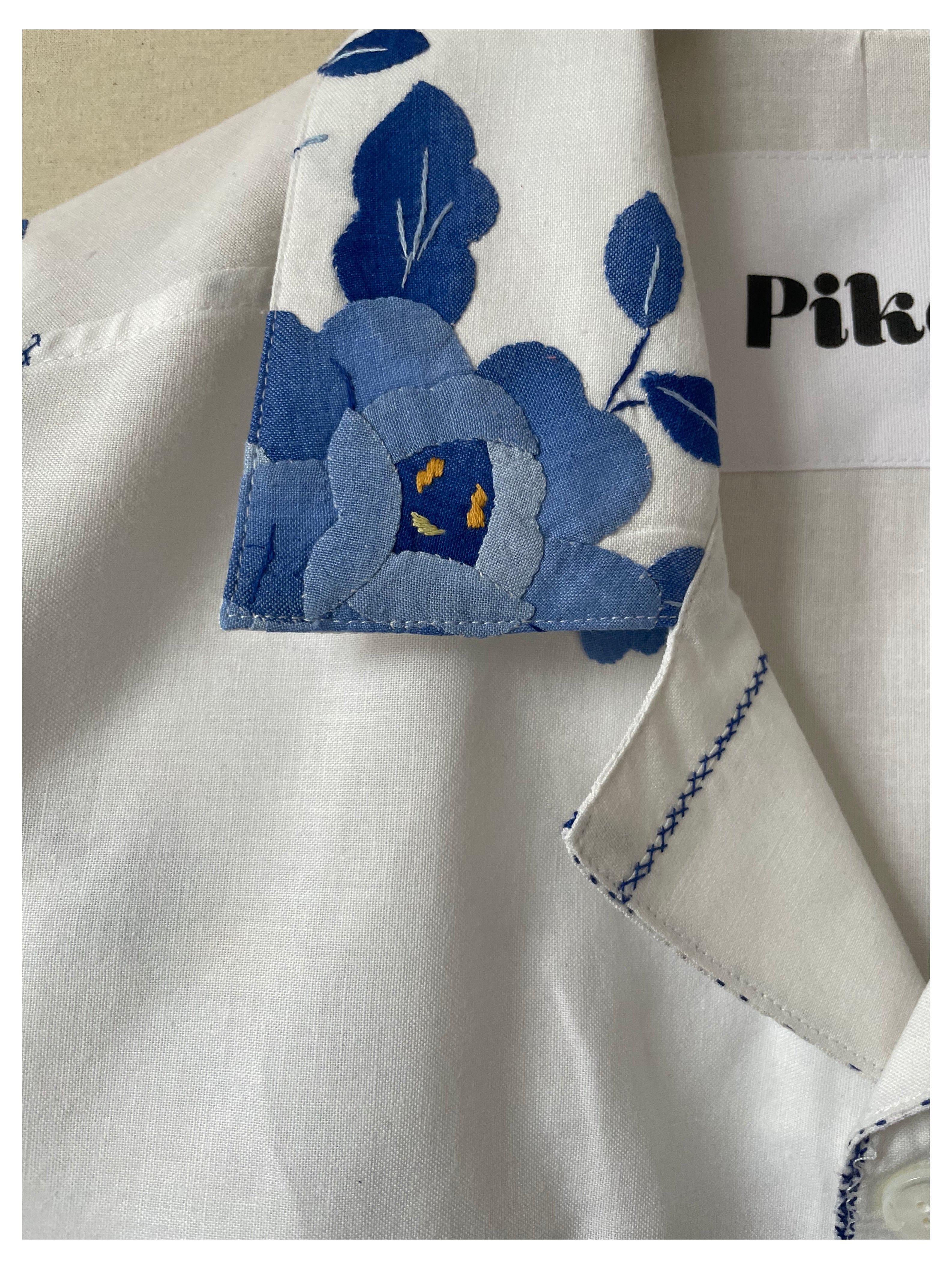 Blue Appliqué