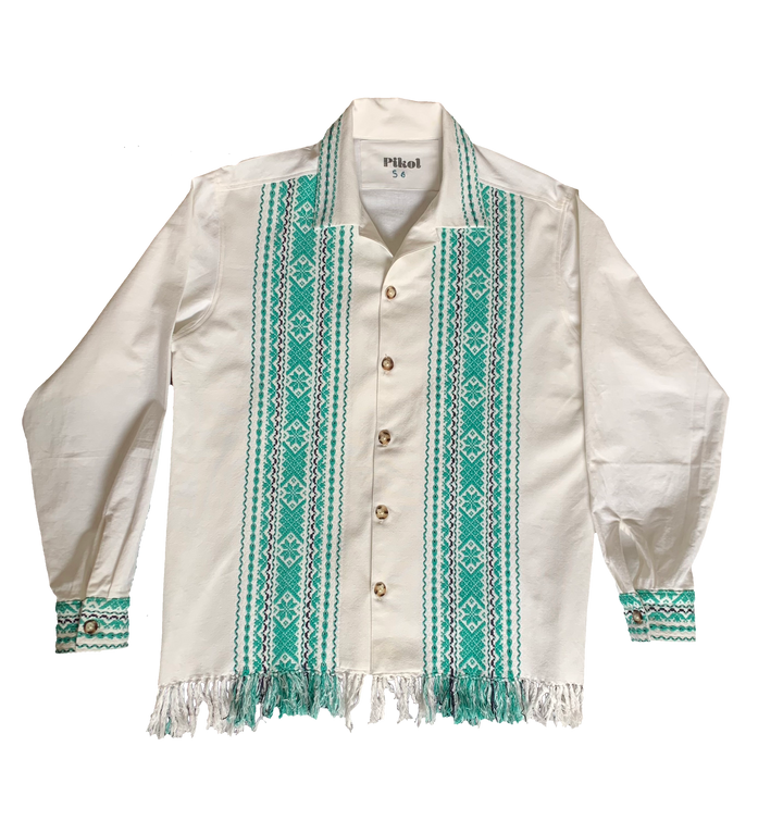 56. Fringed Bowling Overshirt