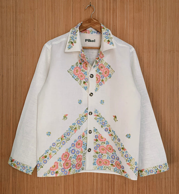 Floral Work Shirt