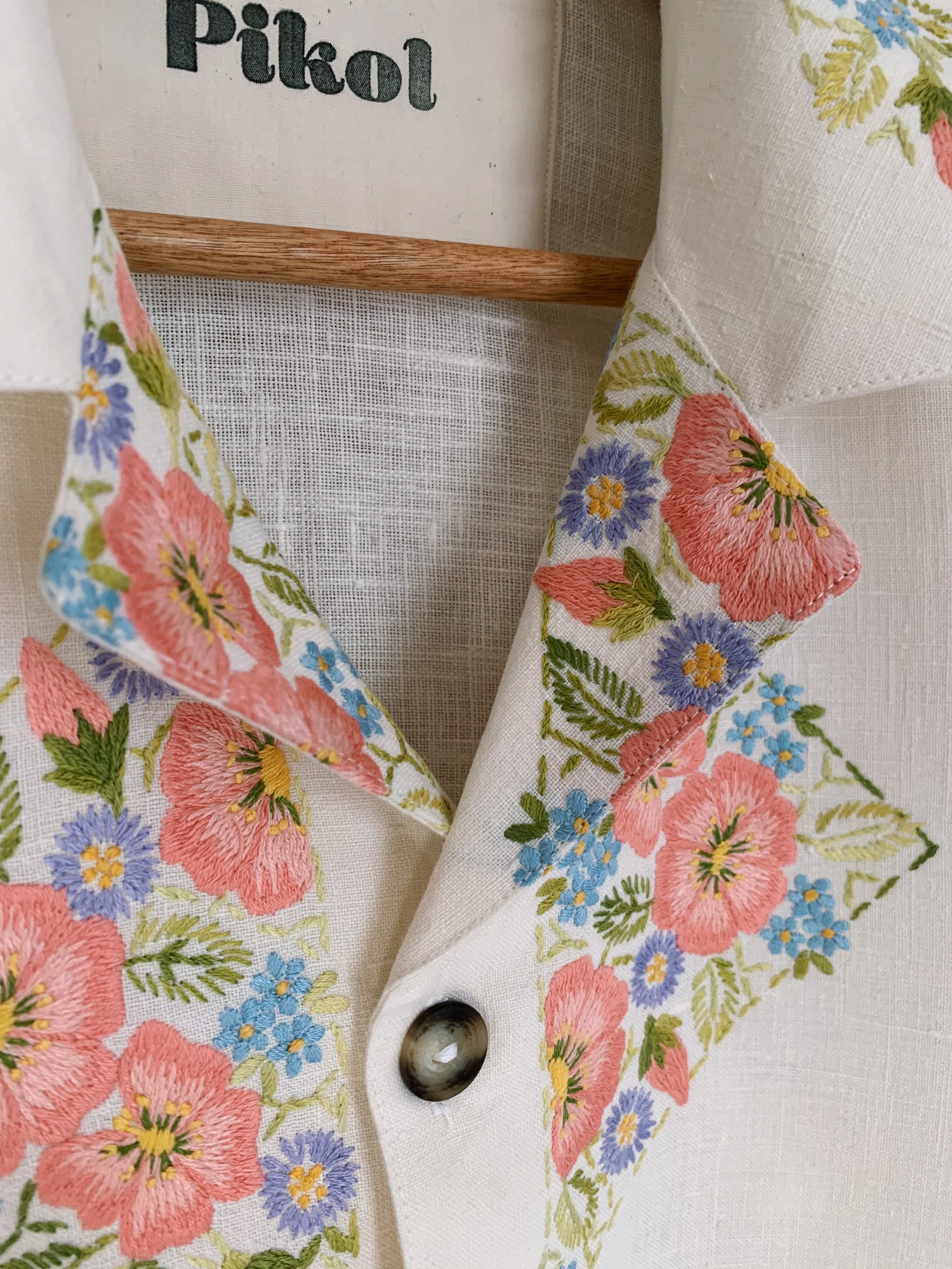 Floral Work Shirt