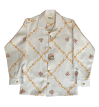 67. Floral Cross-Stitch Overshirt